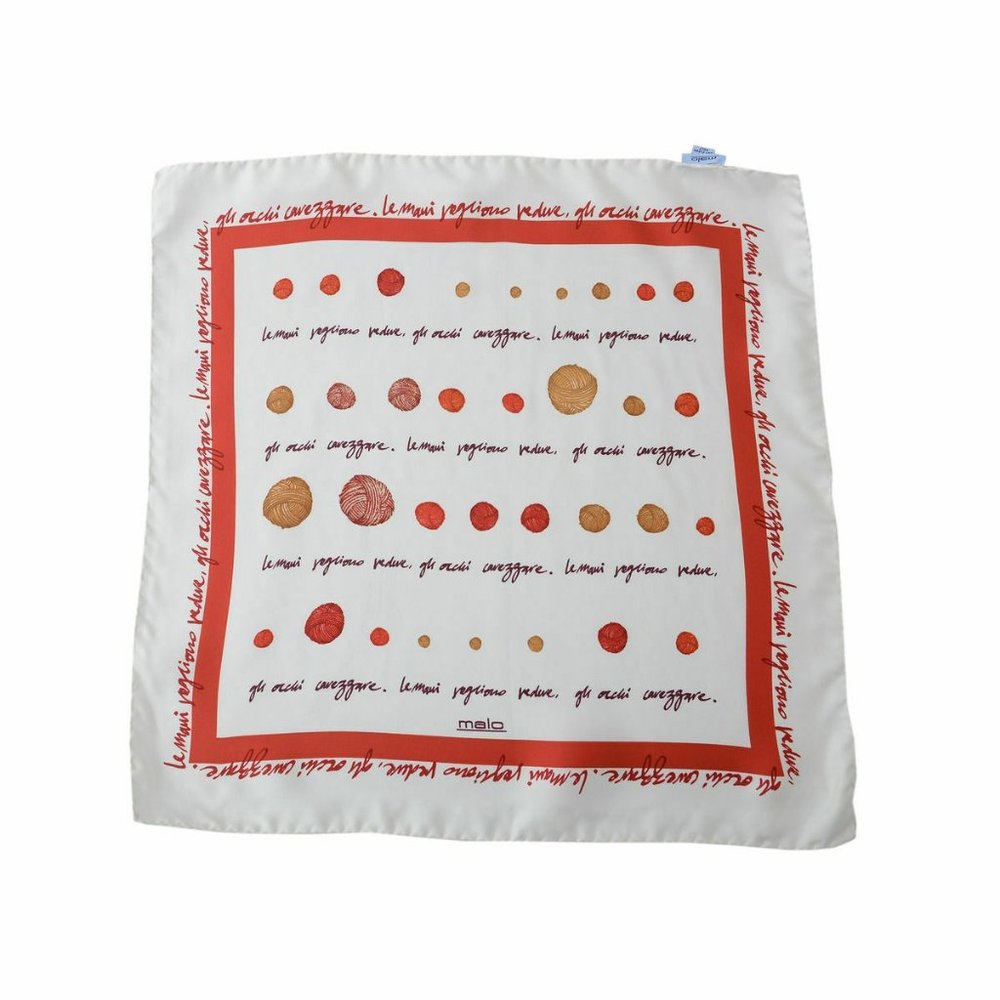 Malo 100% Silk Multi-Color Scarf
